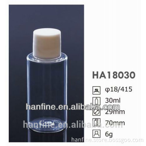 30ml series plastic bottle for travel set/PET design/factory price